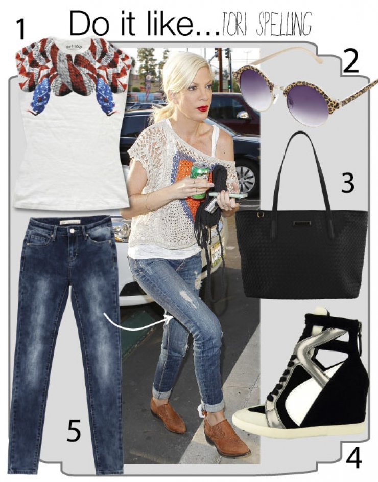 Do it like...Tori Spelling