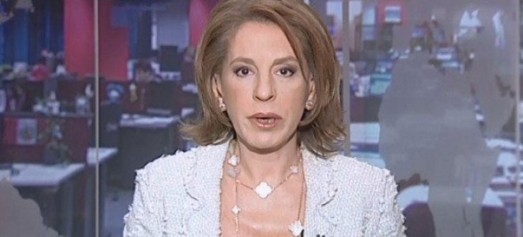 Με γύψο στο χέρι εμφανίστηκε η Ολγα Τρέμη στο δελτίο [εικόνα]