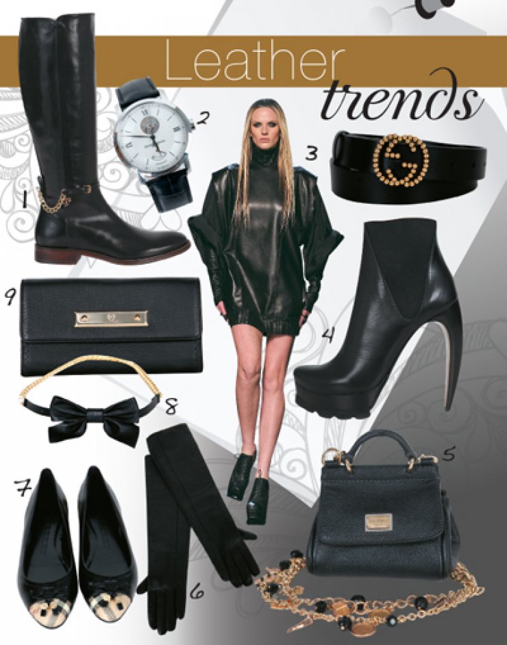 Made of leather