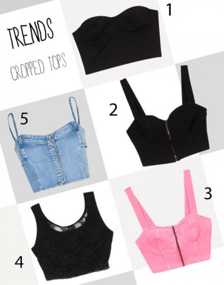 Cropped tops