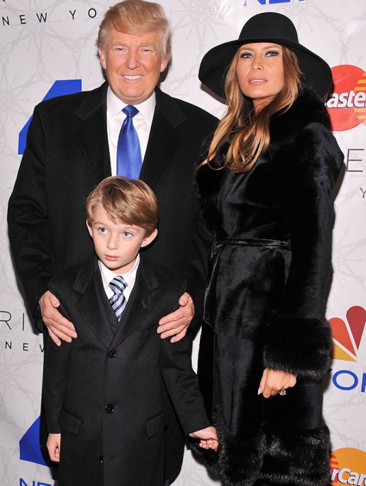 Ο 7χρονος γιος του Donald Trump κάνει μάσκα από χαβιάρι!