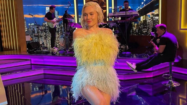 Έλενα Τσαγκρινού: To εντυπωσιακό φόρεμα που φόρεσε στον Aρναούτογλου