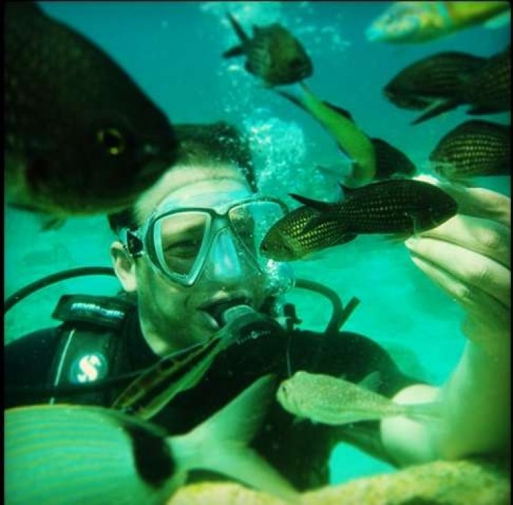  Οι καταδύσεις είναι το αγαπημένο χόμπι του Xρύσανθου Τσουρούλλη!