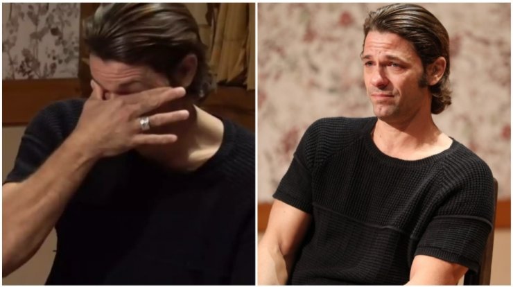 Αποστόλης Τότσικας: Ξέσπασε σε κλάματα ενώ έδινε συνέντευξη [εικόνες]