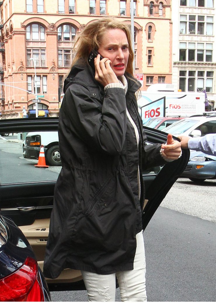 Απίστευτες φωτογραφίες με την Uma Thurman άβαφη [εικόνες]