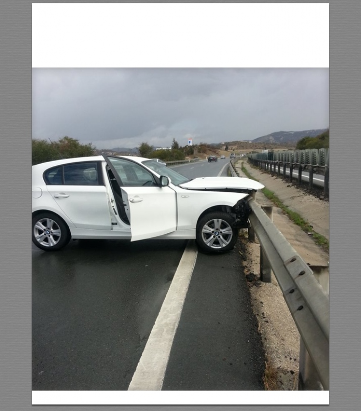 Κύπρια ηθοποιός είχε ατύχημα στον αυτοκινητόδρομο Λευκωσίας - Λεμεσού