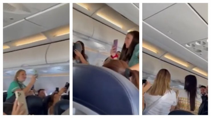 Κύπρια νύφη έκανε χαμό κατά τη διάρκεια πτήσης από Λάρνακα [βίντεο]