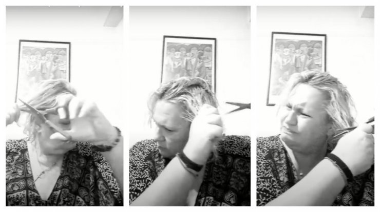 Καίτη Φίνου: Έκοψε τα μαλλιά της με ψαλίδι μέσα από το instagram [βίντεο]