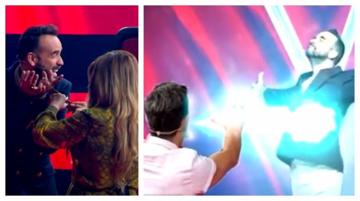 "The Voice": Η Παπαρίζου έβγαλε από τον Μουζουράκη τη ζώνη του και ο Ρουβάς τον "εξαφάνισε" [βίντεο]