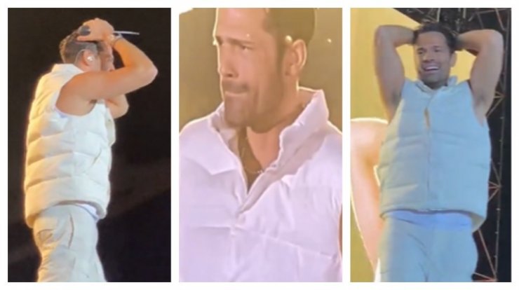 Κωνσταντίνος Αργυρός: Βούρκωσε από συγκίνηση on stage στη συναυλία του με τον 50cent [βίντεο]