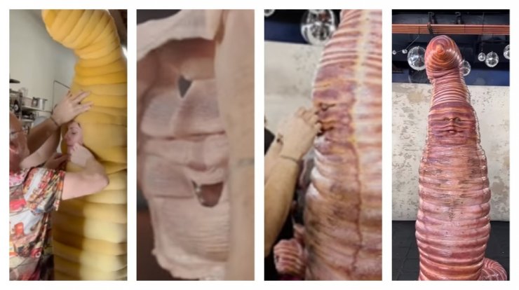 Η επώνυμη που μεταμορφώθηκε σε σκουλήκι και έκανε την πιο πετυχημένη μεταμφίεση που είδαμε!