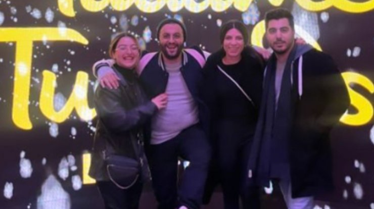 Χάρης Αριστείδου - Ηλίας Ανδρέου: Με τα κορίτσια τους στο Λονδίνο [εικόνες]