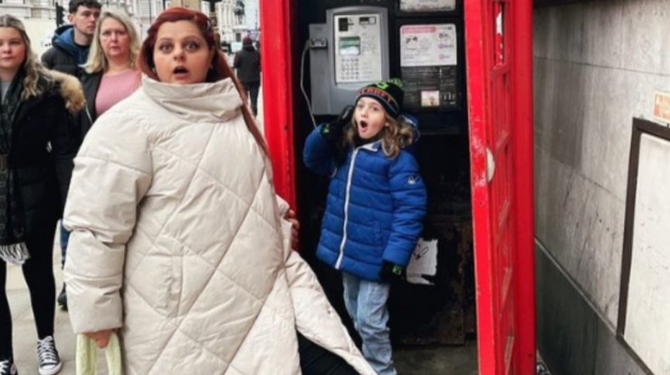 Μαριλένη Σταύρου: "London calling"...παρέα με τον γιο της [εικόνες]