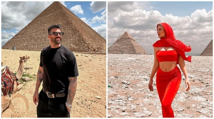 Αλεξάνδρου - Τούνη: Το φωτογραφικό άλμπουμ από το ταξίδι στην Αίγυπτο με τον γιο τους [εικόνες]