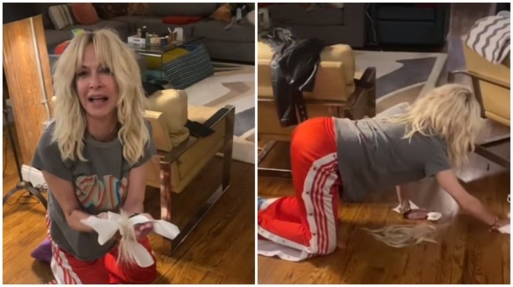 Άννα Βίσση: Έπεσε στα πατώματα μαζεύοντας τις τρίχες της μετά την ανανέωση του hair look της [εικόνες & βίντεο]