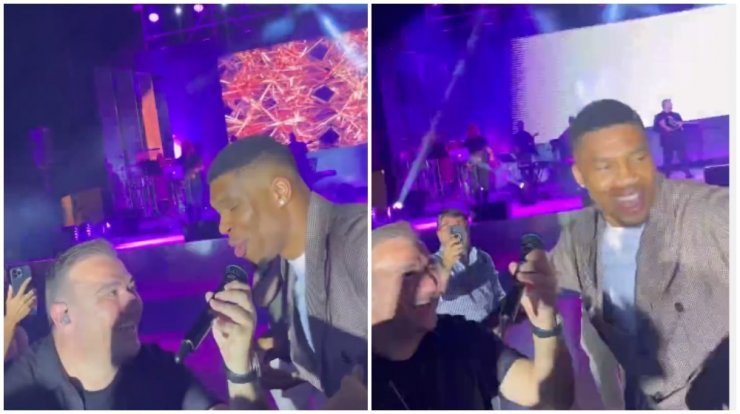 Γιάννης Αντετοκούνμπο: Αποθεώθηκε τραγουδώντας με τον Αντώνη Ρέμο [βίντεο] 