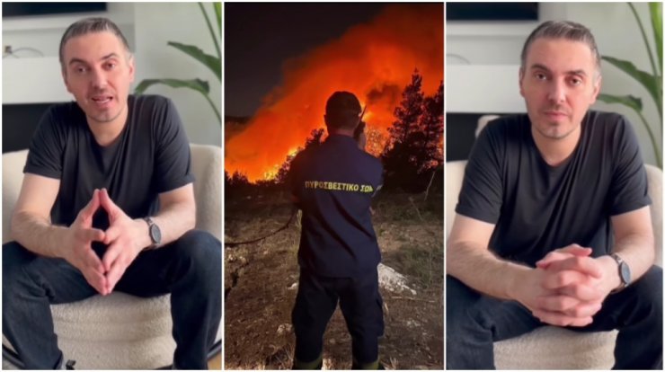 Μιχάλης Χατζηγιάννης: Συγκινεί με την ανάρτηση και το μήνυμά του για τις πυρκαγιές στην Ελλάδα [βίντεο]