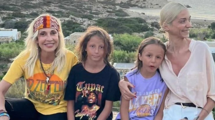 Άννα Βίσση: Με δυο πάρτι σε δυο χώρες γιόρτασε τα 10α γενέθλια του ο εγγονός της [εικόνες]