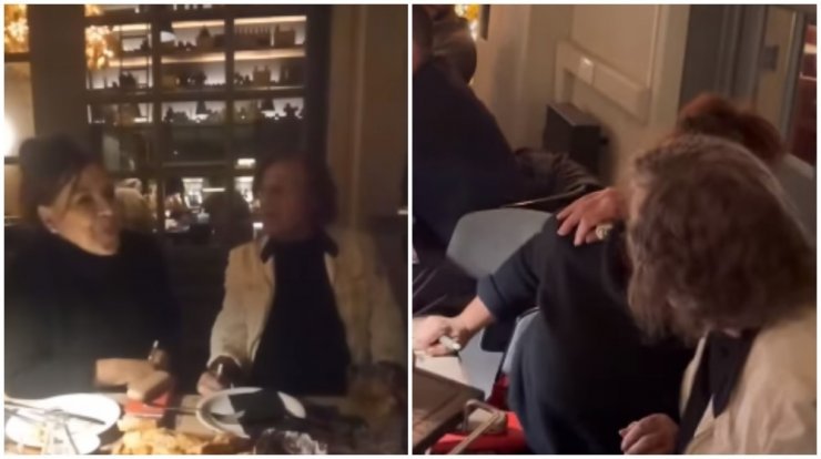 Ελένη Ράντου: Τα φιλιά από τον Παπακωνσταντίνου σε έξοδό τους για τα γενέθλιά της [βίντεο]