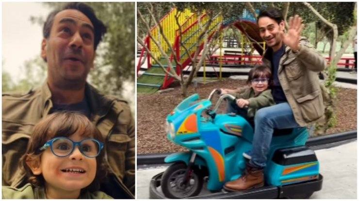 Ανδρέας Τσέλεπος: Διασκέδασε με τον γιο του σε παιχνίδια του λούνα παρκ [βίντεο]