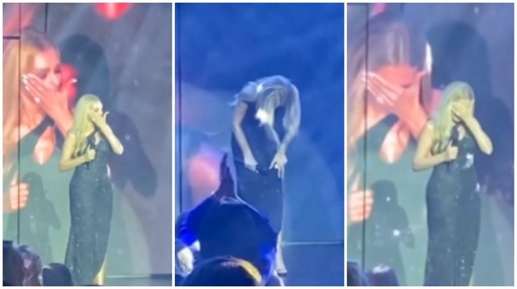 Νατάσα Θεοδωρίδου: "Κατέρρευε" επί σκηνής - Ξέσπασε σε κλάματα [βίντεο]