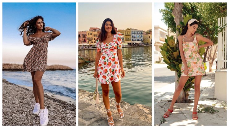 Weekend looks: 5 fashion girls που φόρεσαν φλοράλ καλοκαιρινά φορέματα