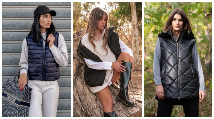 3 stylish looks με puffer vest από τα fashion girls