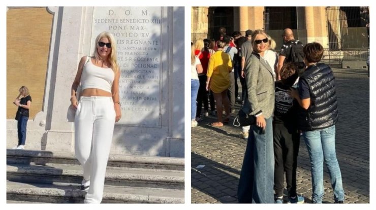 Μενεγάκη - Σκορδά: Το φωτογραφικό άλμπουμ τους από τη Ρώμη [εικόνες]