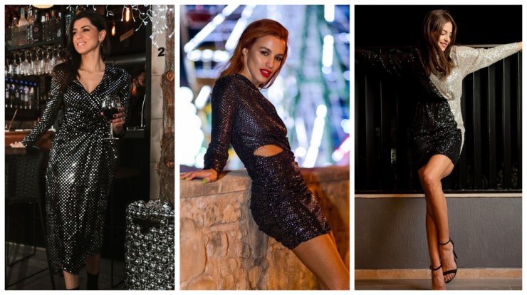 Xmas looks: 3 fashion girls σου προτείνουν λαμπερά φορέματα για τις γιορτές