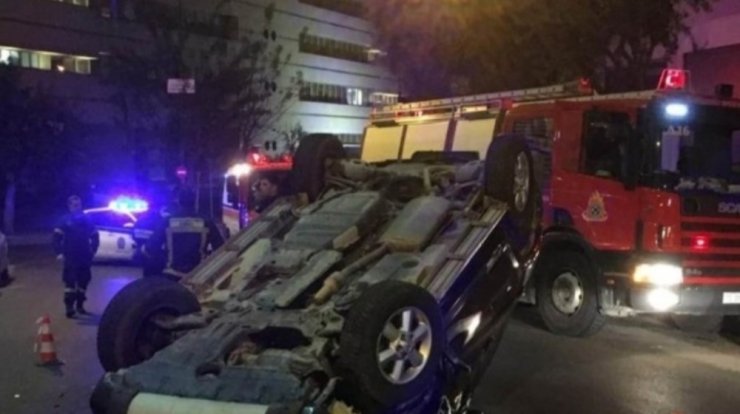 Τροχαίο ατύχημα για πασίγνωστο Έλληνα ηθοποιό - Αναποδογυρίστηκε το αυτοκίνητό του [βίντεο]