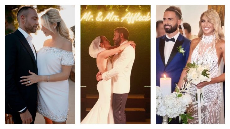 Οι λαμπεροί γάμοι της ελληνικής showbiz και του Hollywood που ξεχώρισαν το 2022!