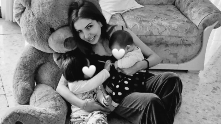 Χριστιάνα Θεοδώρου: Βάφτισε την κόρη της, Ερασμία [εικόνες]