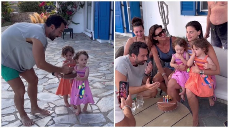 Γενέθλια για την Χριστίνα Μπόμπα - Η τούρτα έκπληξη από τις δίδυμες κόρες της [βίντεο]