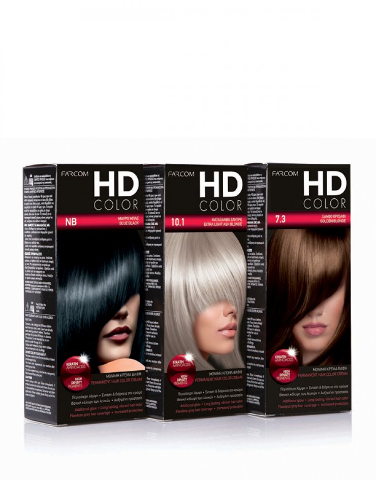 HD Color mini σετ μόνιμης βαφής!