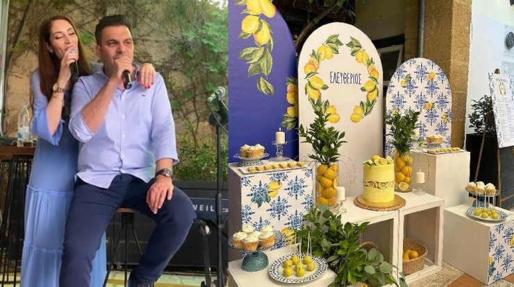 Μικαέλλα Χατζηεφραίμ – Νικόλας Ντίμας: Βάφτισαν τον γιο τους και πήραν το μικρόφωνο [εικόνες & βίντεο]