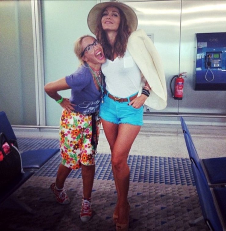 Δέσποινα Βανδή - Αλεξάνδρα Κατσαΐτη: Αναχώρησαν για Κρήτη