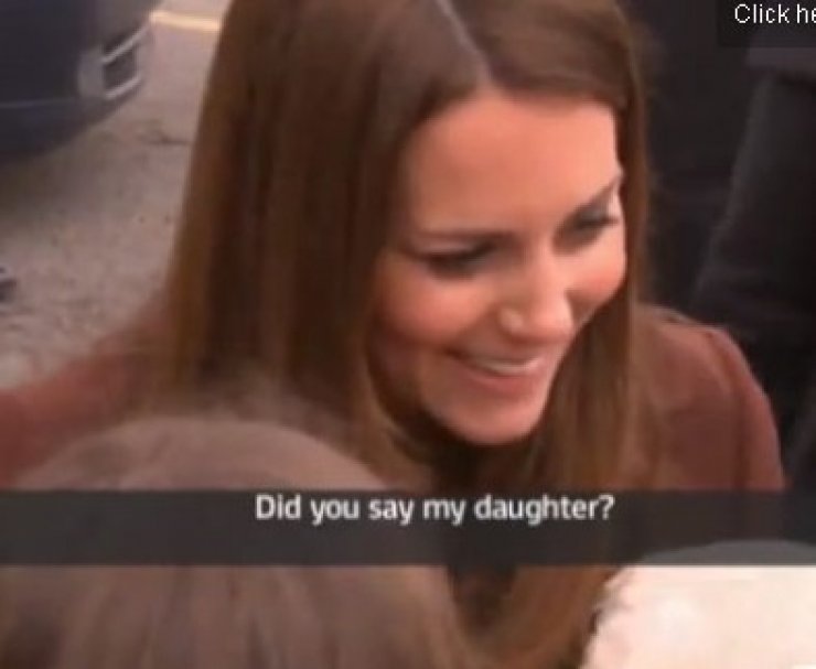 Δείτε σε βίντεο τη στιγμή που η Middleton είπε ότι περιμένει κοριτσάκι!