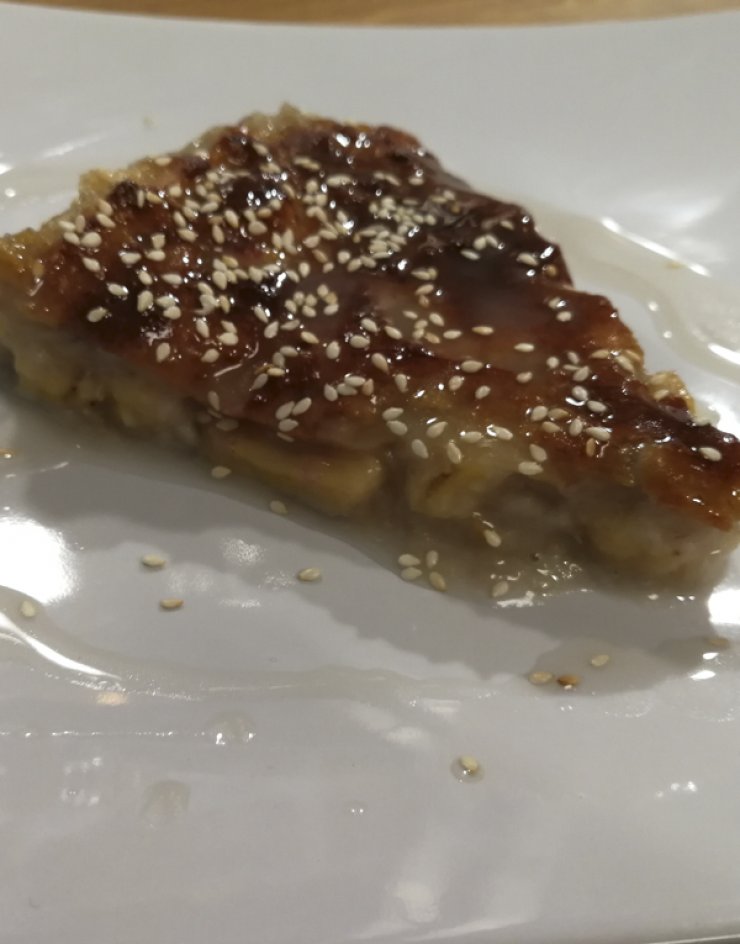 Κέικ ατμού με μπανάνα 