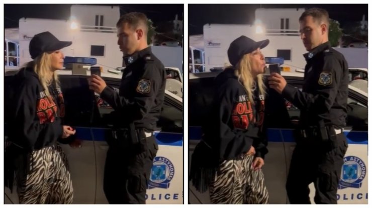 Άννα Βίσση: Την σταμάτησαν για αλκοτέστ και το τράβηξε σε βίντεο! 