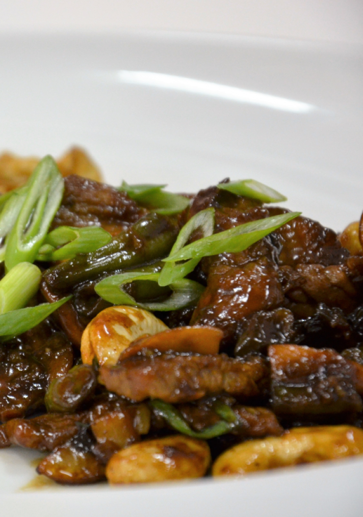 Βοδινό με μανιτάρια και hoisin σάλτσα από την Κίνα