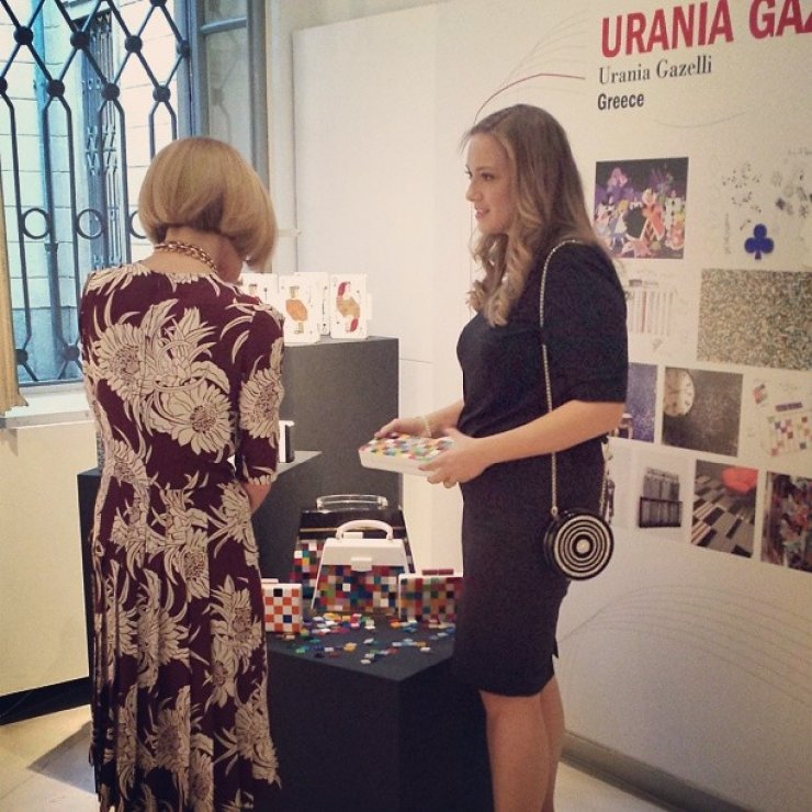 H Urania Gazelli συναντά την Anna Wintour