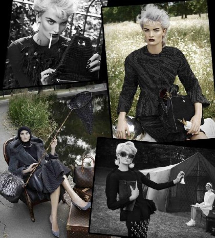 Η ιταλική Vogue κάνει κάμπινγκ