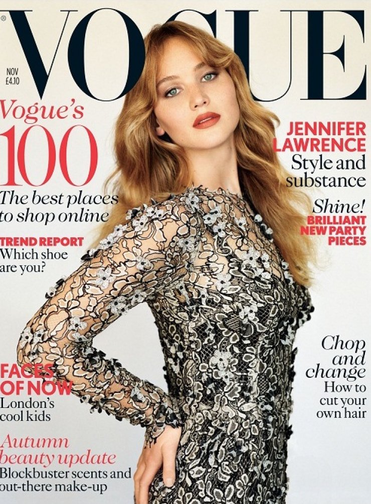 Jennifer Laurence: Το πρώτο της εξώφυλλο στη Vogue!