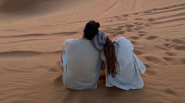 Ζευγάρι ηθοποιών στο νησί για διακοπές στο Dubai [εικόνες]