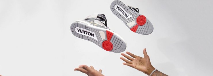 Louis Vuitton on every step