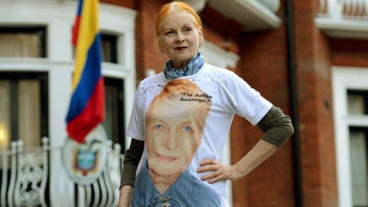 Westwood: Το t-shirt της για το Wikileaks!