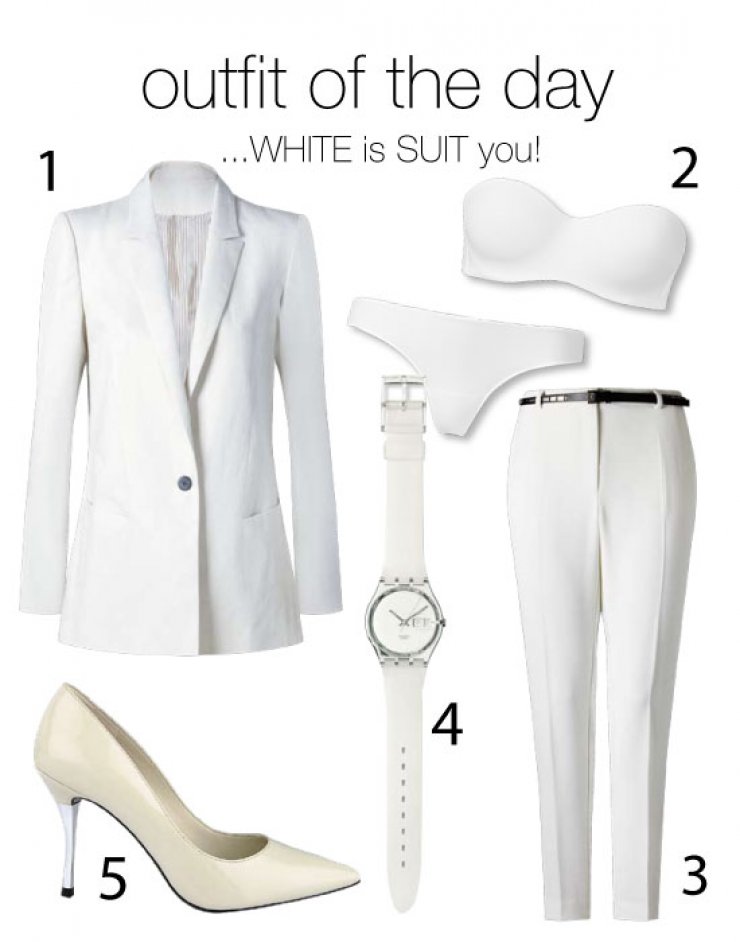 White is suit you!