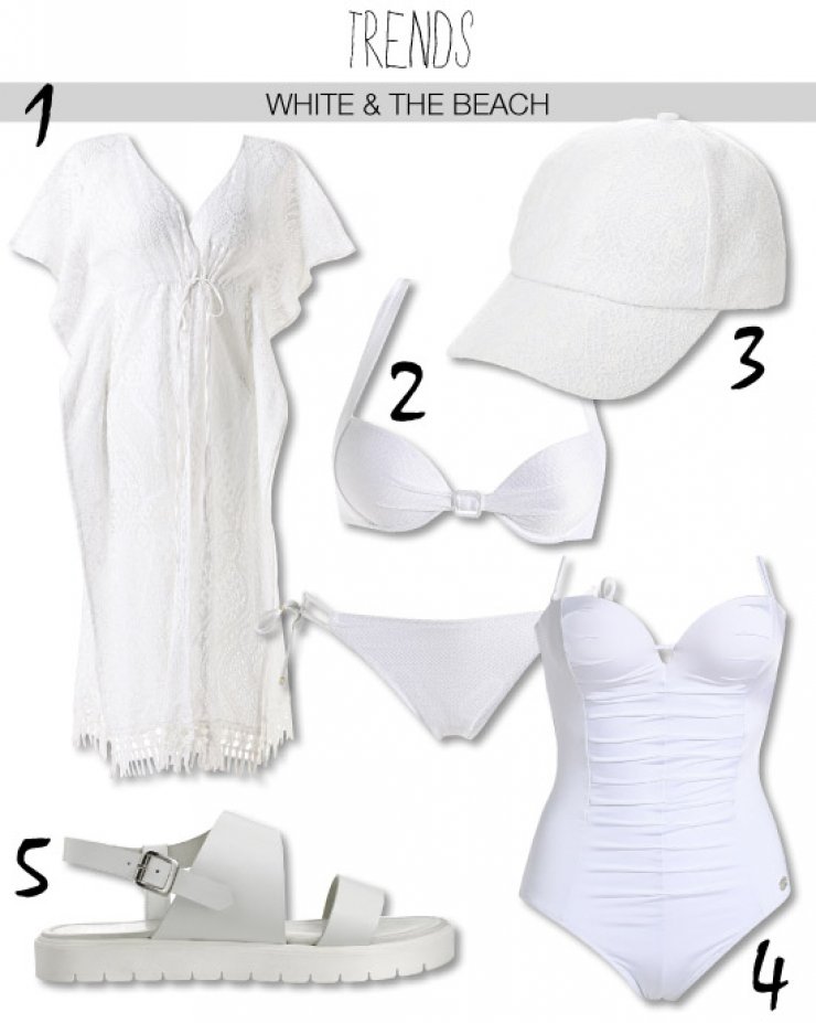 White & the beach