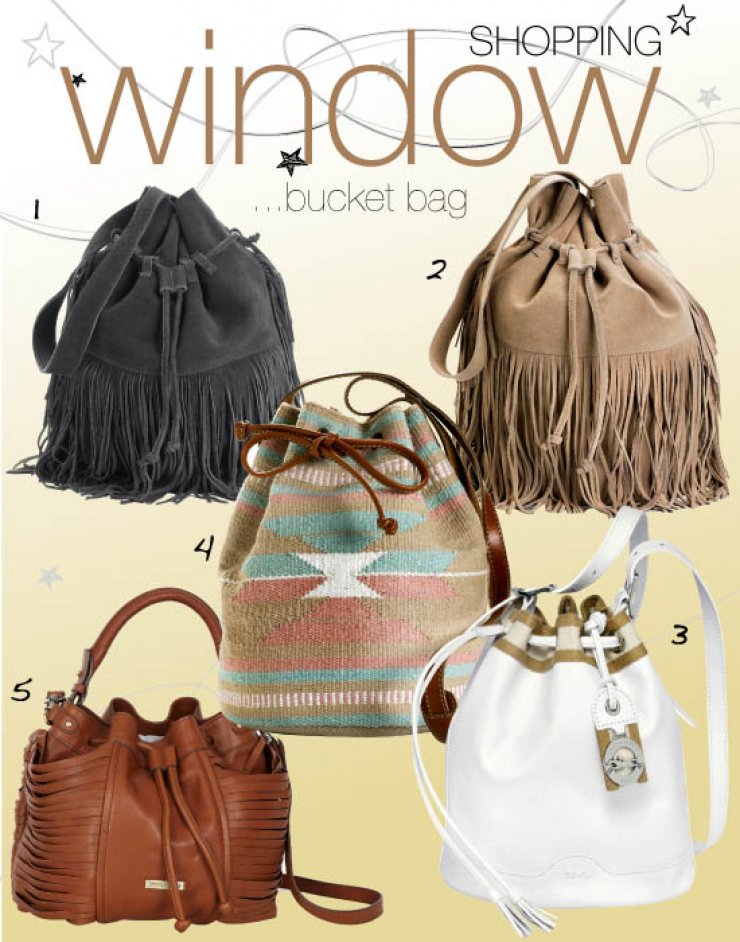 Window shopping…bucket bag
