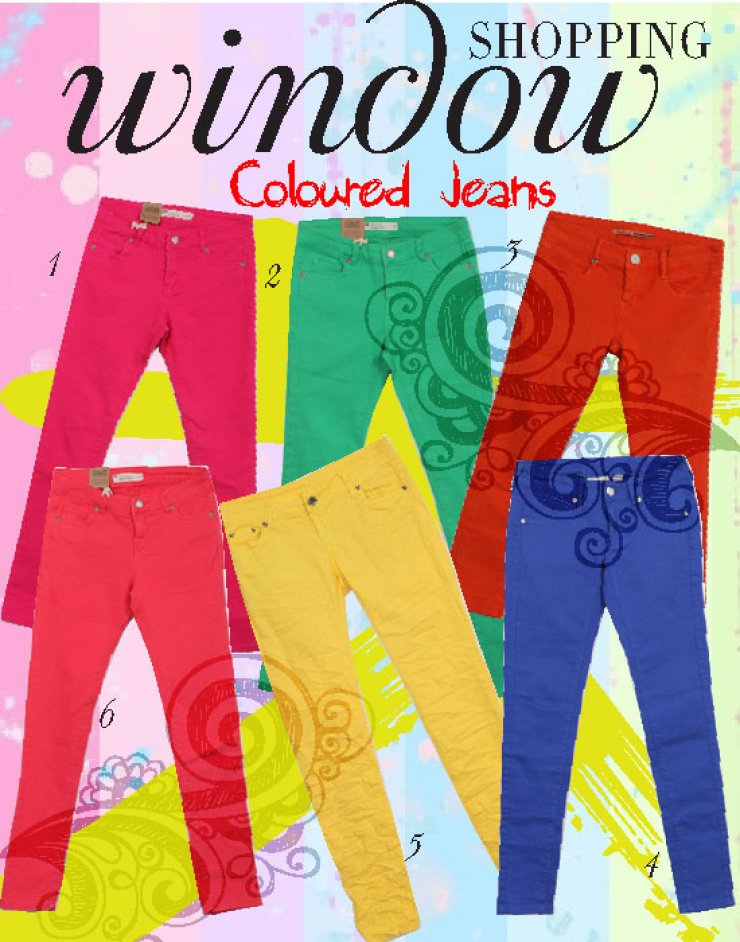 Coloured Jeans